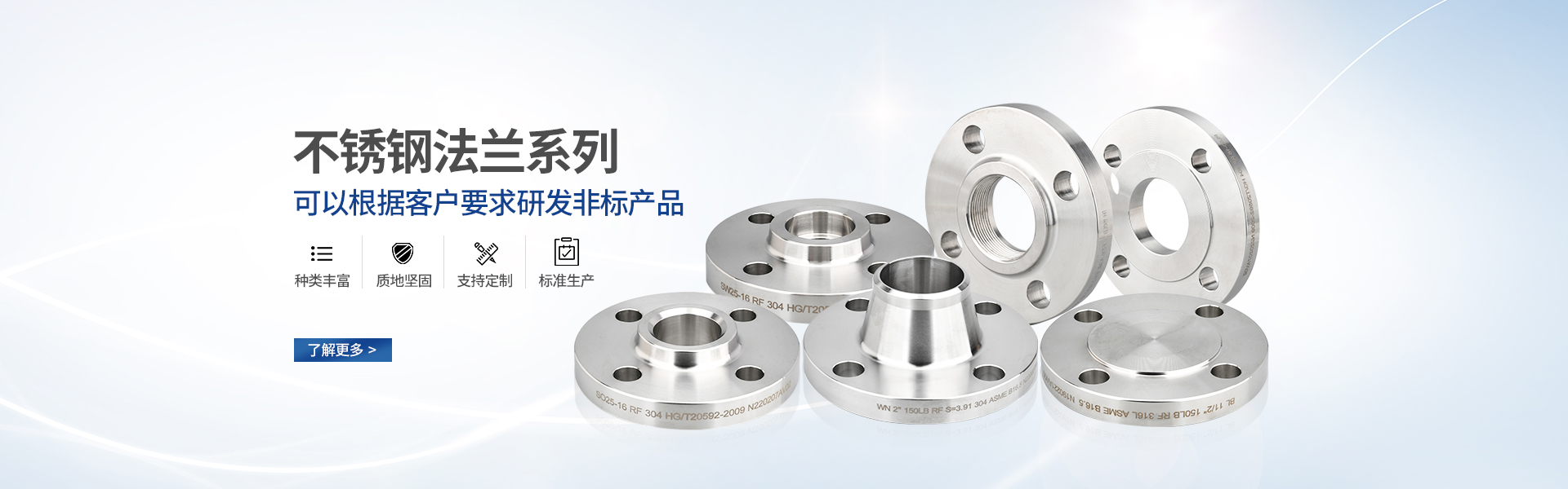 Special Stainless Steel Flanges - International standard compliance